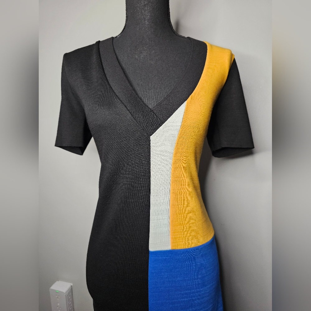 ZARA Color Block Dress - Picture 3 of 9
